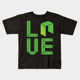 Neo Crypto currency love premium Kids T-Shirt